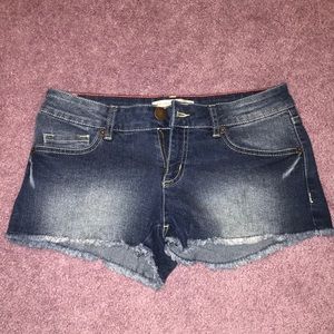 Light Wash Denim Shorts